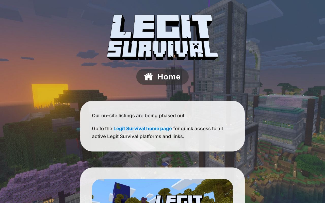 Survival Maps | Legit Survival Minecraft Maps