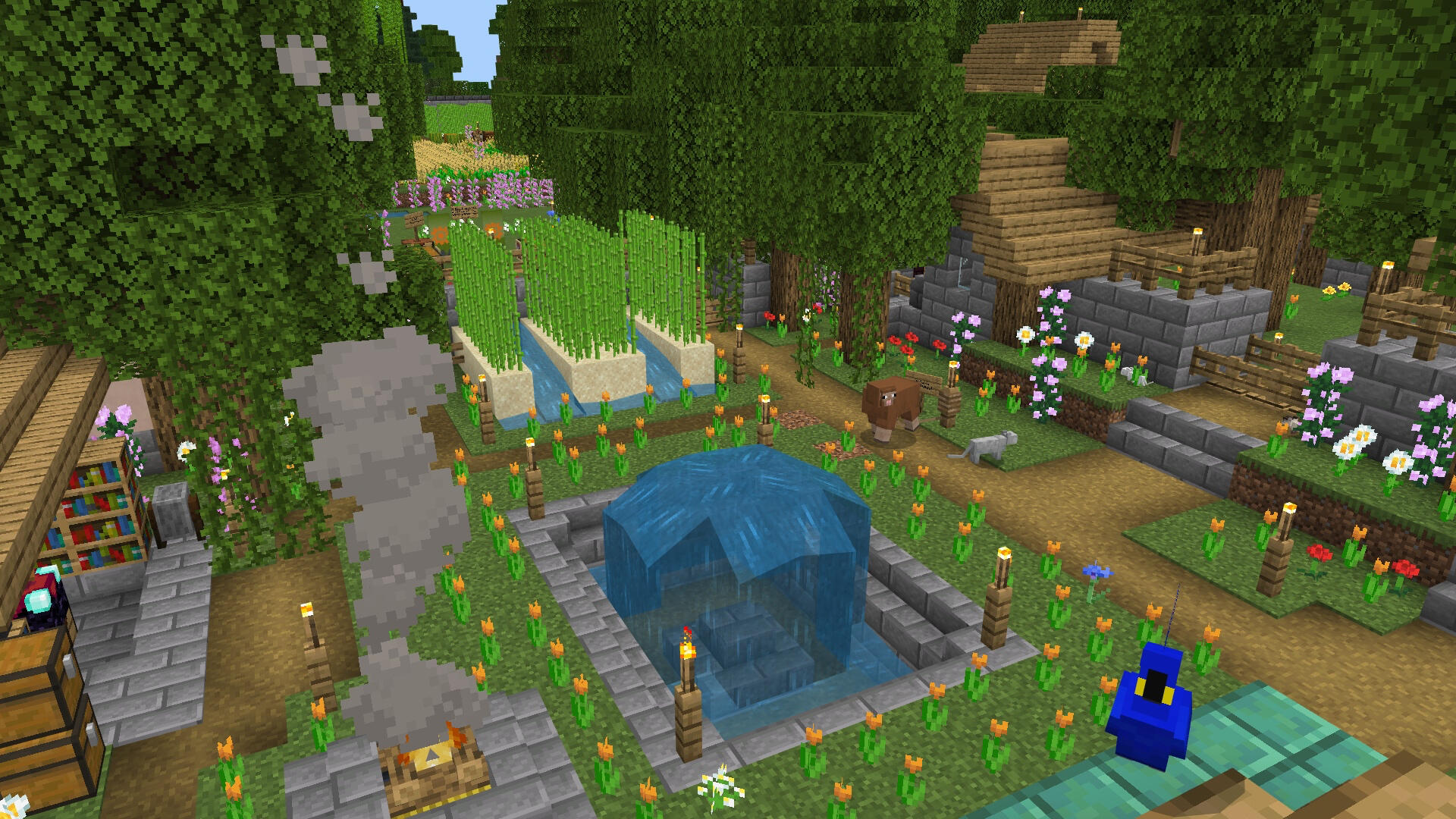 The Courtyard of Enderville, Stronghold Below Lady Dertch Edition